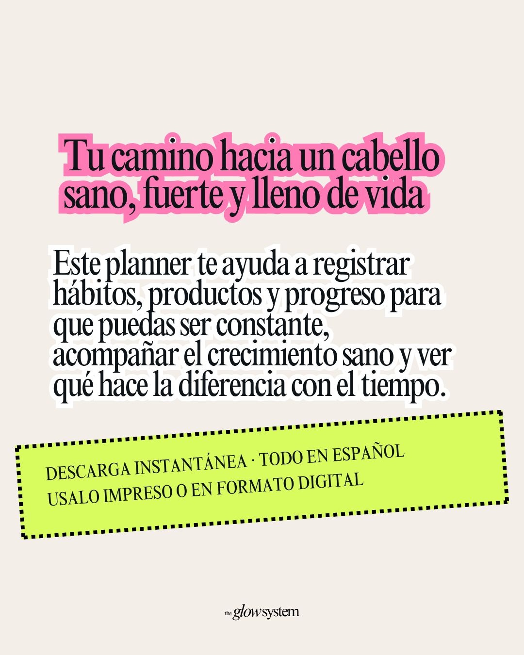 Haircare Planner Guía completa de cuidado capilar