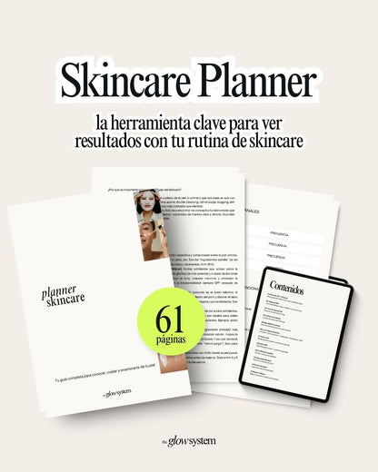 Skincare Planner Guía completa de cuidado de la piel