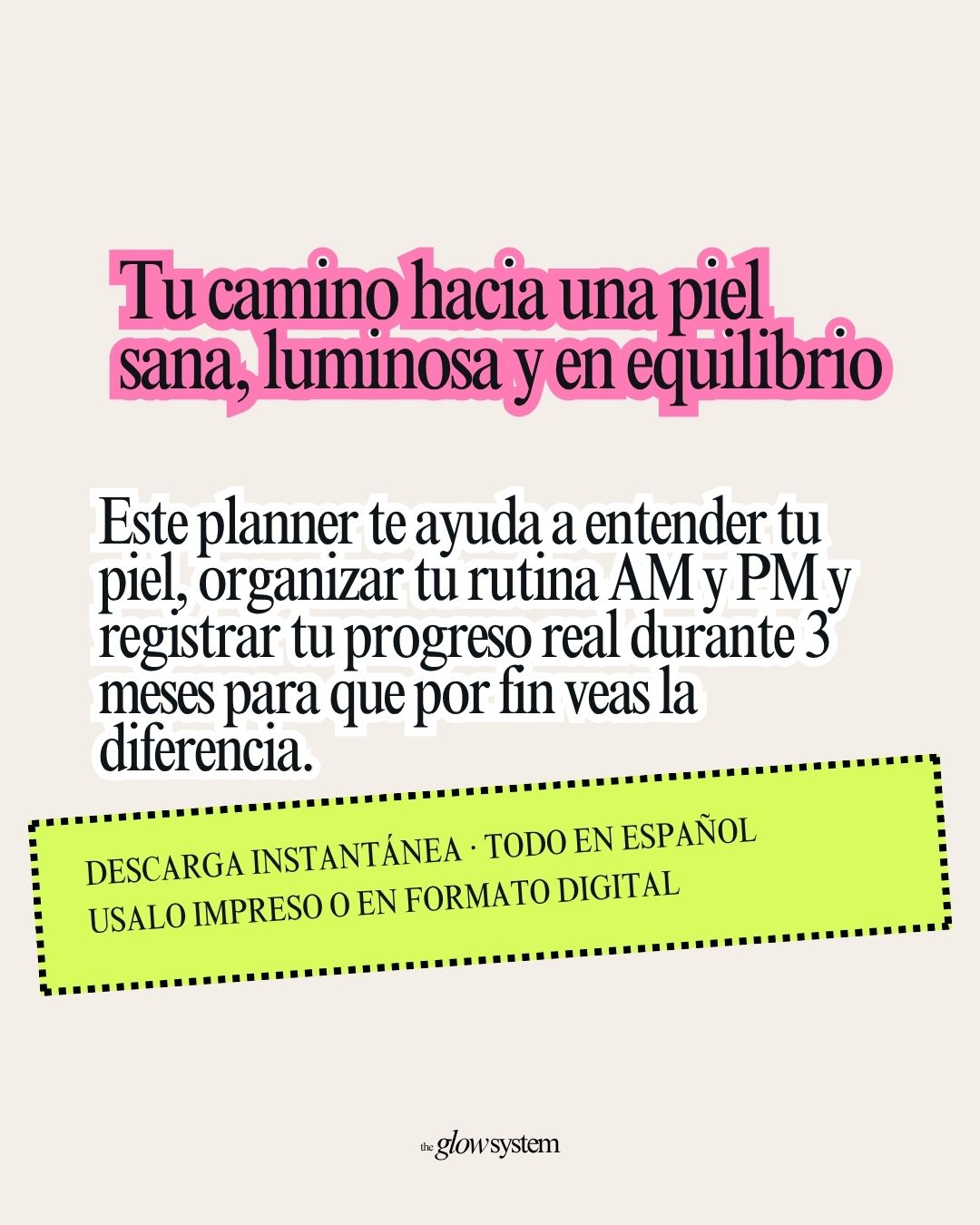Skincare Planner Guía completa de cuidado de la piel