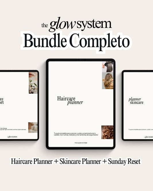 The Glow System Completo Haircare + Skincare + Sunday Reset