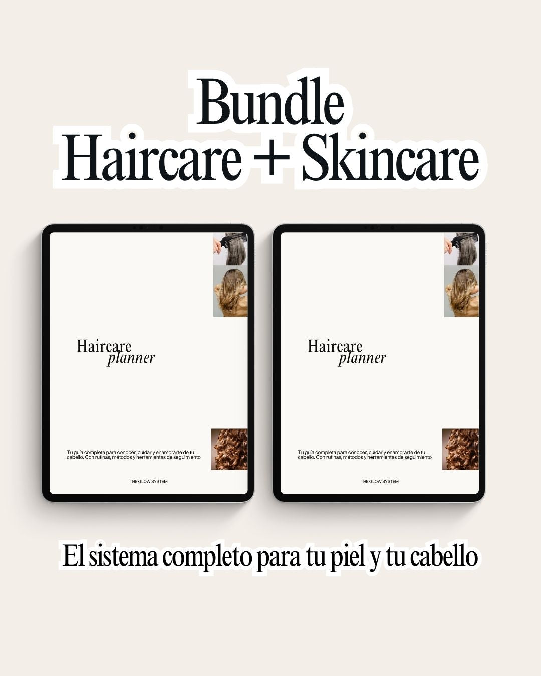 Bundle planners Haircare Planner + Skincare Planner